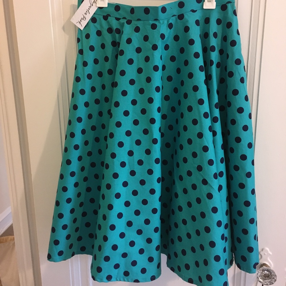 Polka Dot Circle Skirt